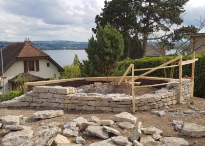 Mur en pierres sèches