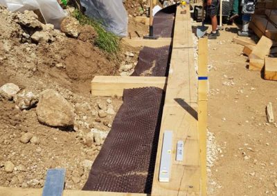 Création du drainage