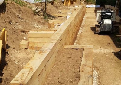 Pose des jambes de force