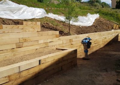 Mise en place des terres